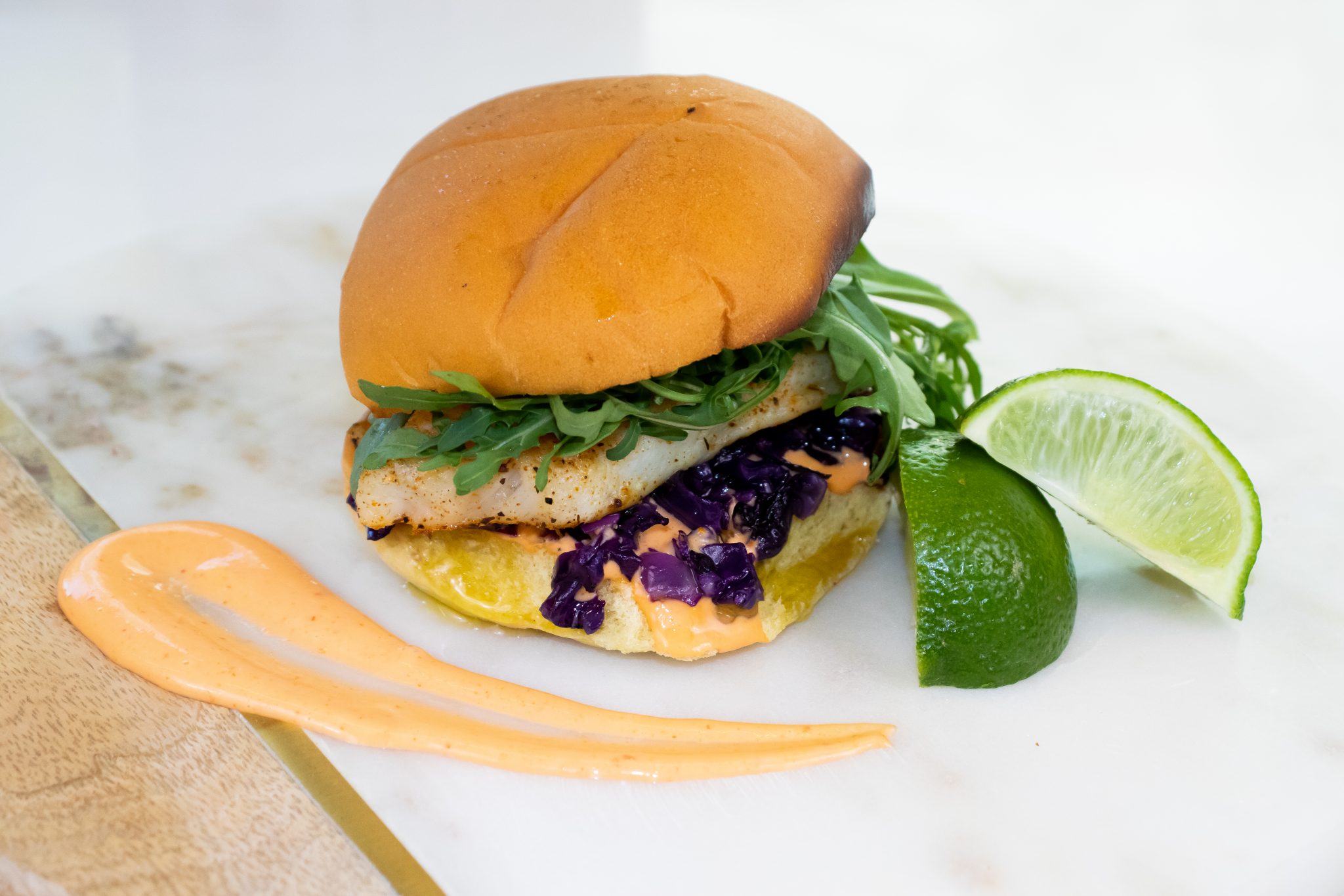 U.S. Farm-Raised Catfish, grilled catfish burger, burger month ...